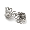 Non-Tarnish 316 Surgical Stainless Steel Bead Caps X-STAS-Q310-09A-P-2