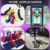160Pcs 8 Colors Square OPP Candies Wrapping Packaging DIY-WH20055-017B-5