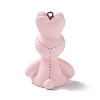 Opaque PVC Plastic Big Pendants LS-RESI-G049-01A-2