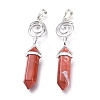 Natural Red Jasper Pointed Big Pendants G-D0021-01P-07-3