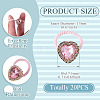 20Pcs Polyester & Rhinestone Girls Hair Accessories OHAR-TA0001-17-4