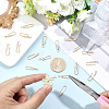 10 Pairs Rack Plating Brass Earring Hooks EJEW-BBC0002-26-3