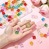 100Pcs 11 Colors Handmade Lampwork & Beads LAMP-CJ0002-89-4