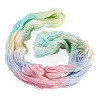 1 Skein Gradient Segment Dyed 80% Wool 20% Acrylic Blended Yarn OCOR-TA0003-02B-3