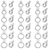30Pcs 3 Styles 304 Stainless Steel Tube Bails STAS-LP0001-23-1