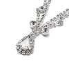 Alloy Rhinestone Hair Chain OHAR-M044-01S-2