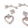 Tibetan Style Alloy Toggle Clasps X-LF5027Y-2