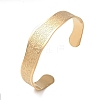 Abstract Pattern 304 Stainless Steel Cuff Bangles for Women BJEW-D466-04G-2