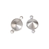 304 Stainless Steel Connector Charms STAS-B108-02P-01-3