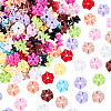 200Pcs Spray Paint Opaque Acrylic Beads OACR-DR0001-02-1