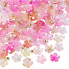 160Pcs 8 Styles Acrylic Bead Caps OACR-TA0004-53B-3