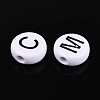 Opaque Acrylic Enamel Beads SACR-T035-17M-02-3