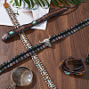 4Pcs 4 Styles Imitation Leather Belt Ornament Accessories DIY-GF0008-44-4