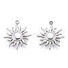 Non-Tarnish 201 Stainless Steel Pendants STAS-S119-029P-2