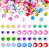 100Pcs Handmade Polymer Clay Beads CLAY-TA0001-82B-1