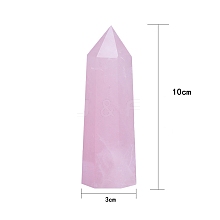 Point Tower Natural Rose QuartzHome Display Decoration PW-WG18358-01