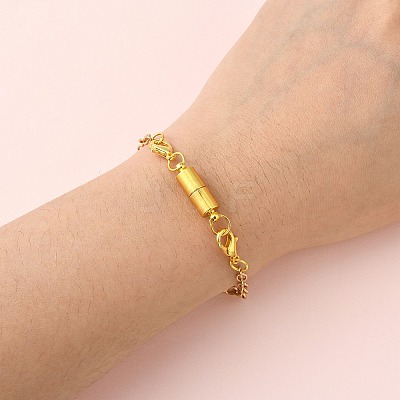 20 Sets 2 Colors Alloy Magnetic Clasps PALLOY-CJ0002-42-1