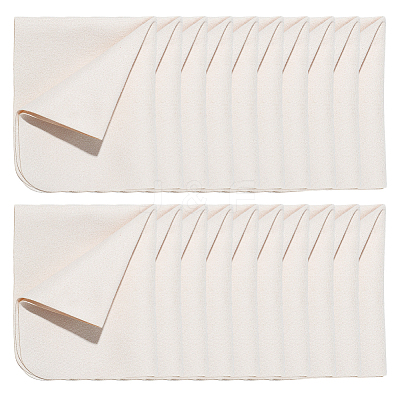 20Pcs Suede Fiber Glasses Cleaning Cloth AJEW-GF0012-51A-1