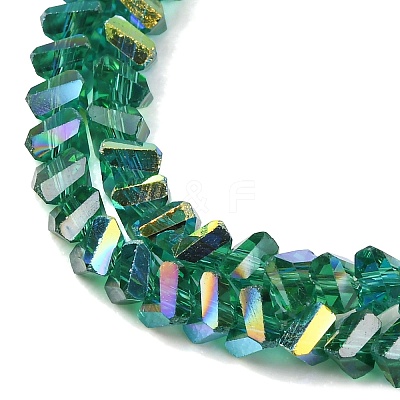 Electroplate Glass Bead Strands GLAA-F092-A03-1