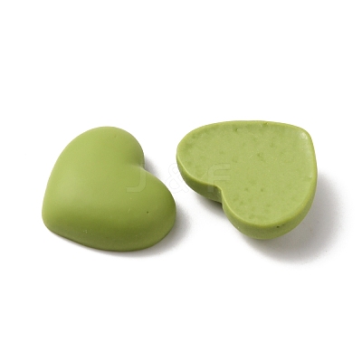 Opaque Resin Cabochons RESI-WH0021-39J-1