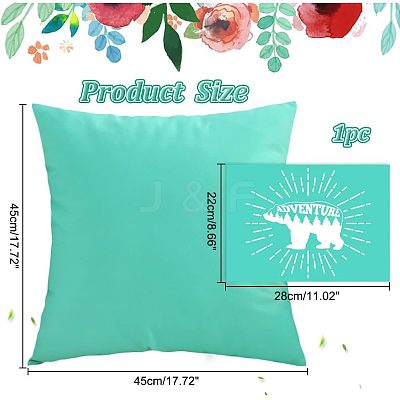 Self-Adhesive Silk Screen Printing Stencil DIY-WH0173-007-1