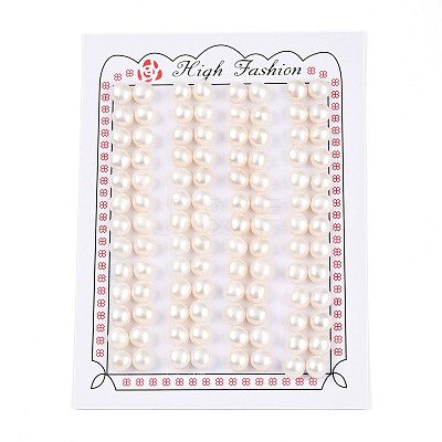 Grade 3A Natural Cultured Freshwater Pearl Beads PEAR-N018-3A-6570A-1