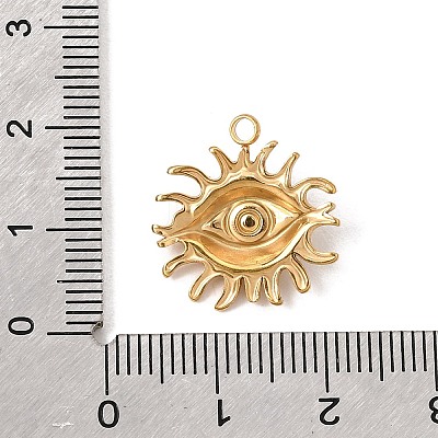 304 Stainless Steel Enamel Pendants SA-CBA8660-01G-1