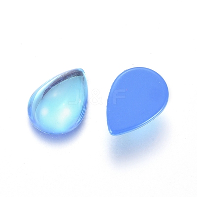 Transparent K9 Glass Cabochons GGLA-L029-05D-M02-1