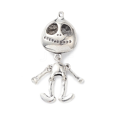 Halloween Tibetan Style Alloy Big Pendants FIND-C029-01B-AS-1