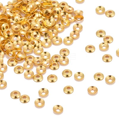 Brass Tiny Bead Cones KK-O043-04G-1