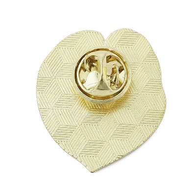 Leaf Enamel Pins JEWB-S040-01A-G-1