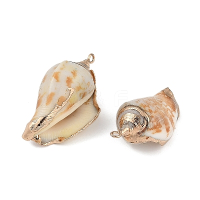 Natural Shell Pendants SHEL-K009-01D-1
