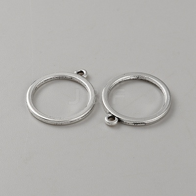 Alloy Open Back Bezel Pendants FIND-WH0421-145AS-1