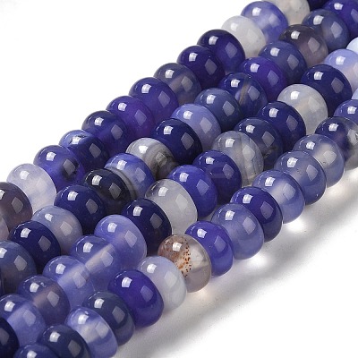 Natural Agate Beads Strands G-H295-C03-14-1
