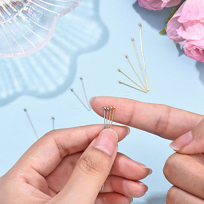 Brass Ball Head Pins KK-YW0004-03B-P-1