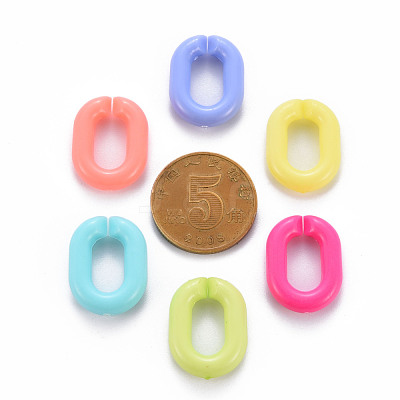 Opaque Acrylic Linking Rings SACR-T357-01A-1