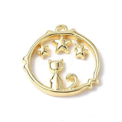 Brass Pendants KK-F846-03G-1