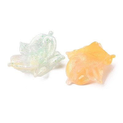 Luminous Opaque Resin Cabochons CRES-L045-09-1