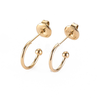 304 Stainless Steel Stud Earrings STAS-S116-272G-G-1