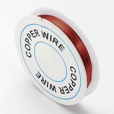 Round Copper Jewelry Wire X-CW0.4mm010-1