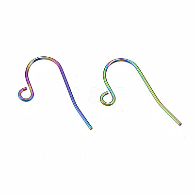 304 Stainless Steel Earring Hooks STAS-N098-010-1