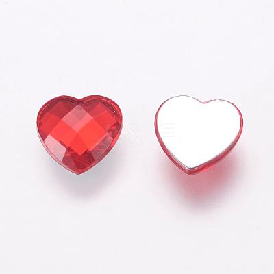 Taiwan Acrylic Rhinestone Cabochons ACRT-G022-12mm-28-1
