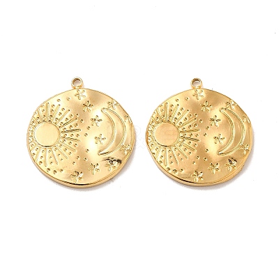 Ion Plating(IP) 304 Stainless Steel Pendants STAS-A066-02G-1