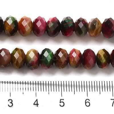 Natural Rainbow Tiger Eye Beads Strands G-NH0002-D03-03-1