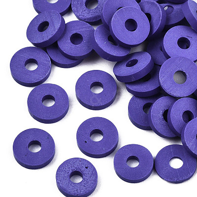 Handmade Polymer Clay Beads CLAY-Q251-8.0mm-100-1