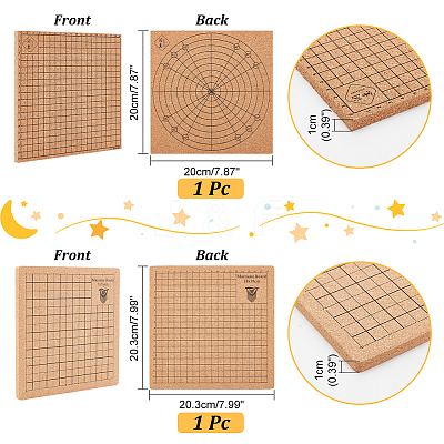1Pc Cork Wood Subplate DIY-PH0017-63-1