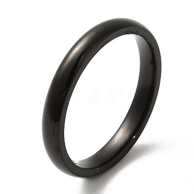 Ion Plating(IP) 304 Stainless Steel Flat Plain Band Rings STAS-I160-D-18mm-B-1