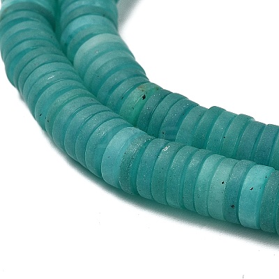 Natural White Jade Beads Strands G-P575-B14-6x1mm-09-1