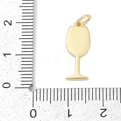 Brass Enamel Pendants KK-U062-02B-03-1