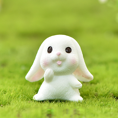 Resin Standing Rabbit Statue FIND-SZC0011-174-1